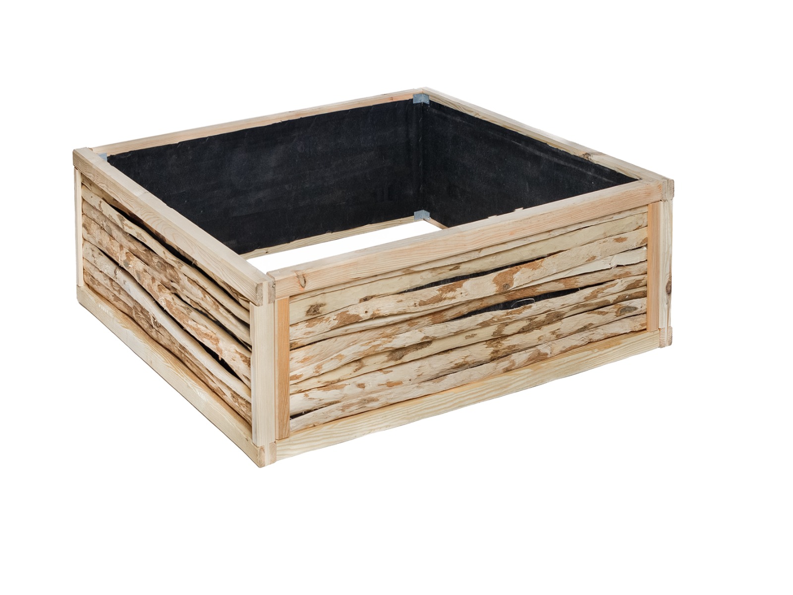 Moestuinbak hout 70 x 70 x 30 cm