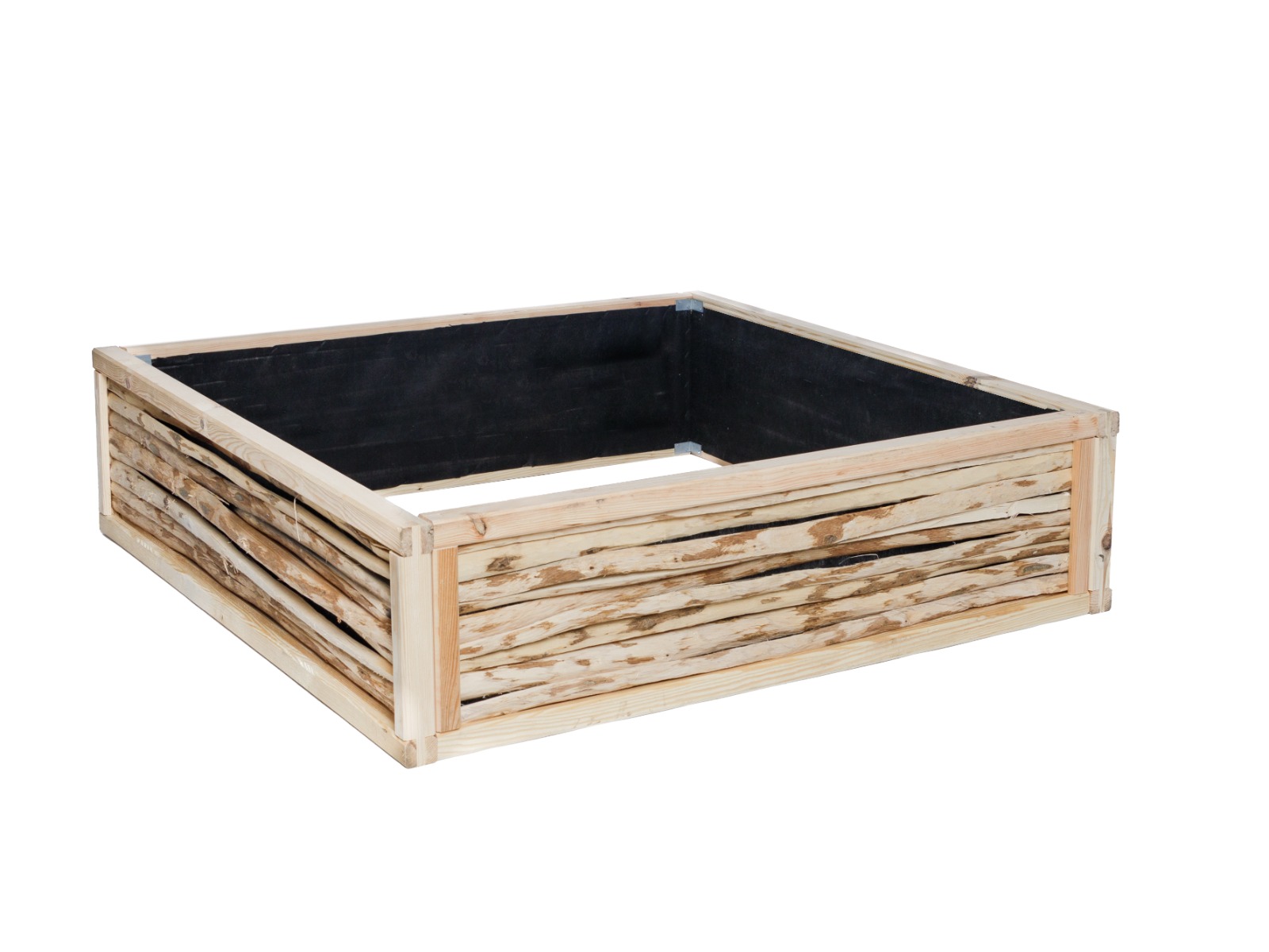 Moestuinbak hout 90 x 90 x 30 cm