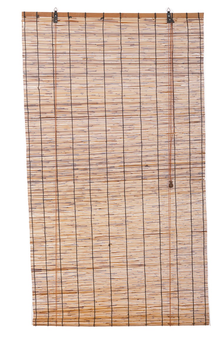 Rolgordijn donker riet 140 x 220 cm