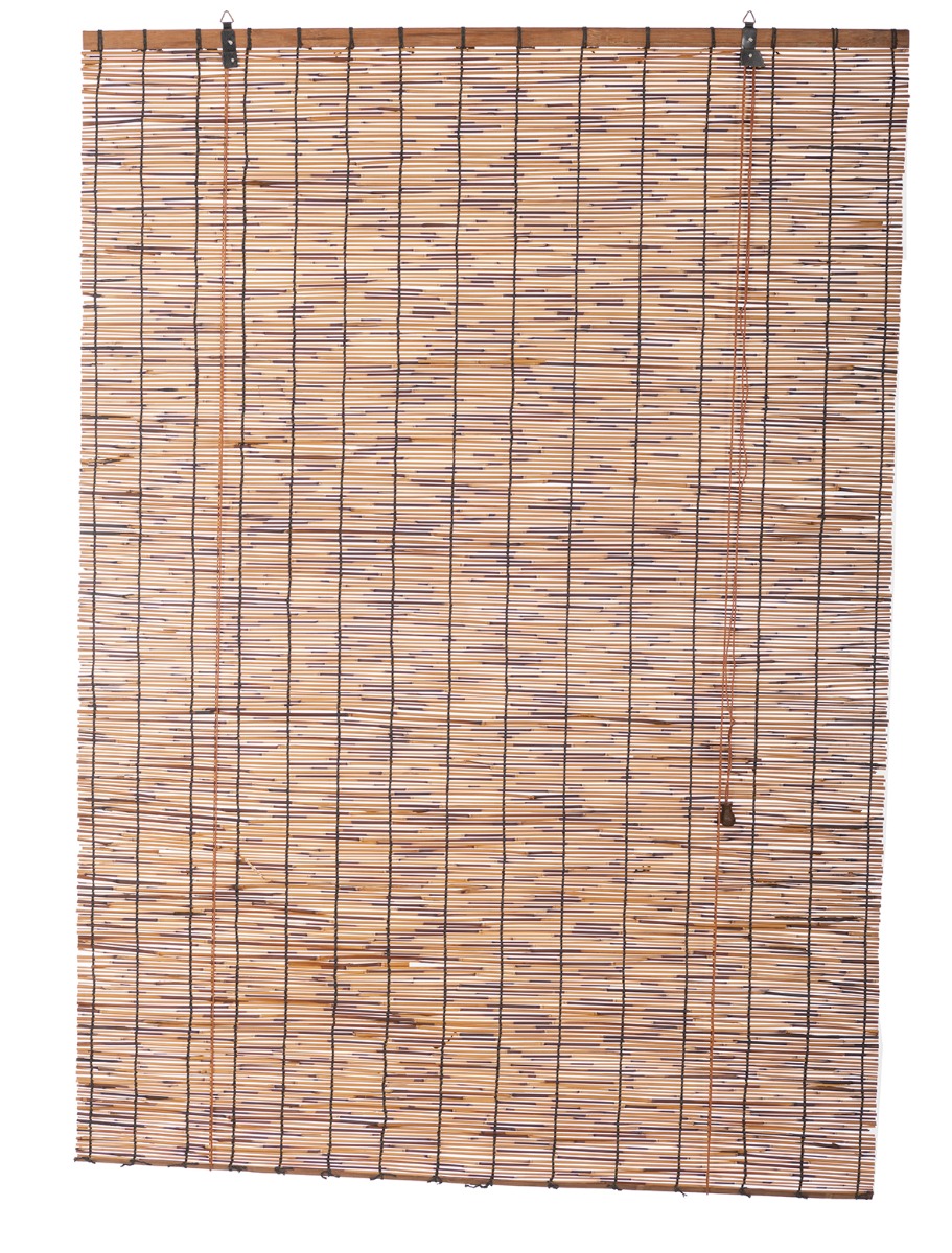 Rolgordijn donker riet 160 x 220 cm