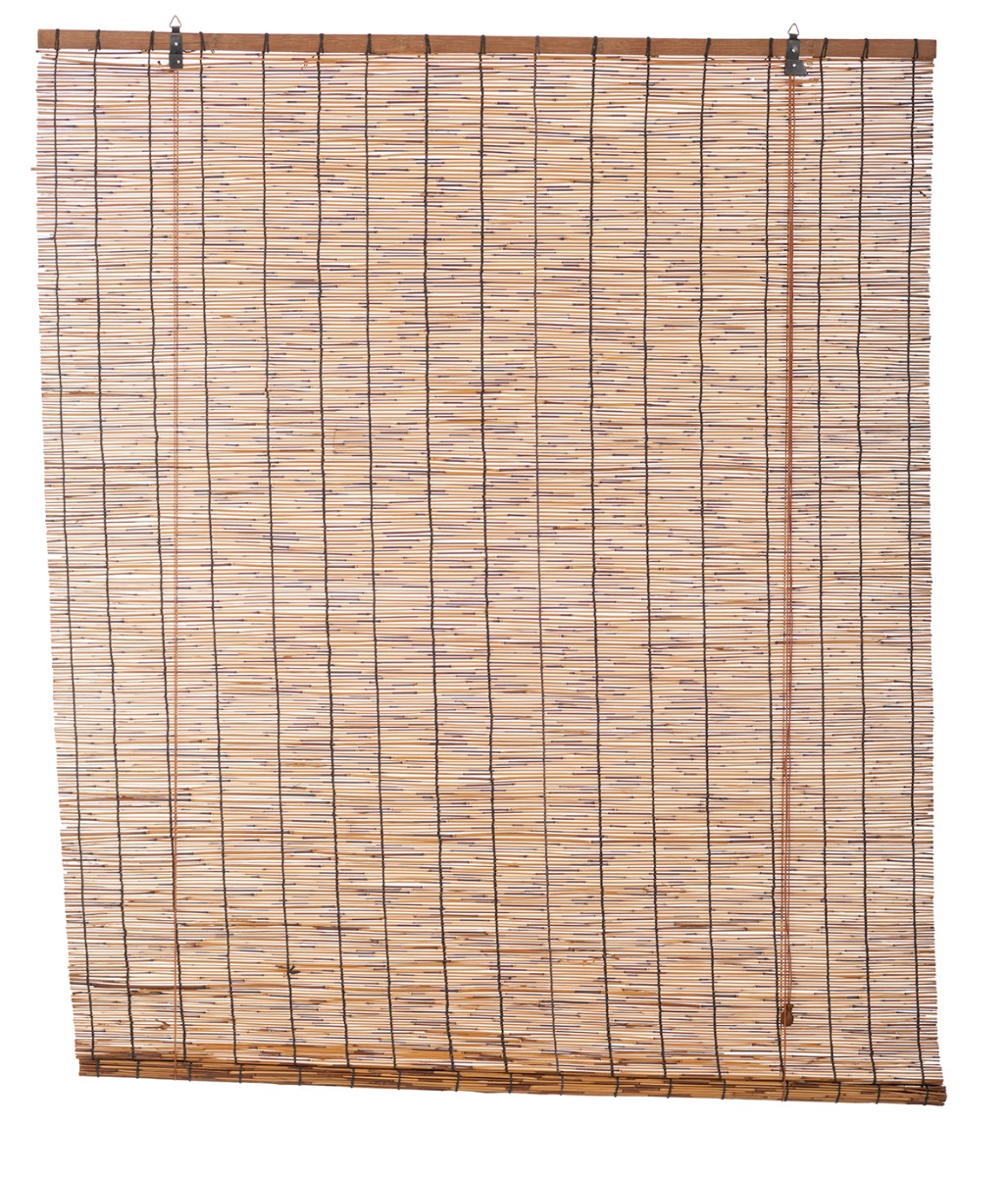 Rolgordijn donker riet 180 x 220 cm
