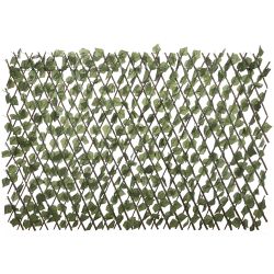 Wilgen trellis met kunststof bladeren