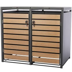 Container berging staal houtlook