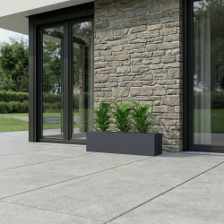 Metalen plantenbak 100 × 25 cm | 3 hoogtes