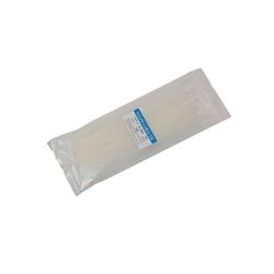 Trekbandjes wit 2,5x200 mm (100 stuks)