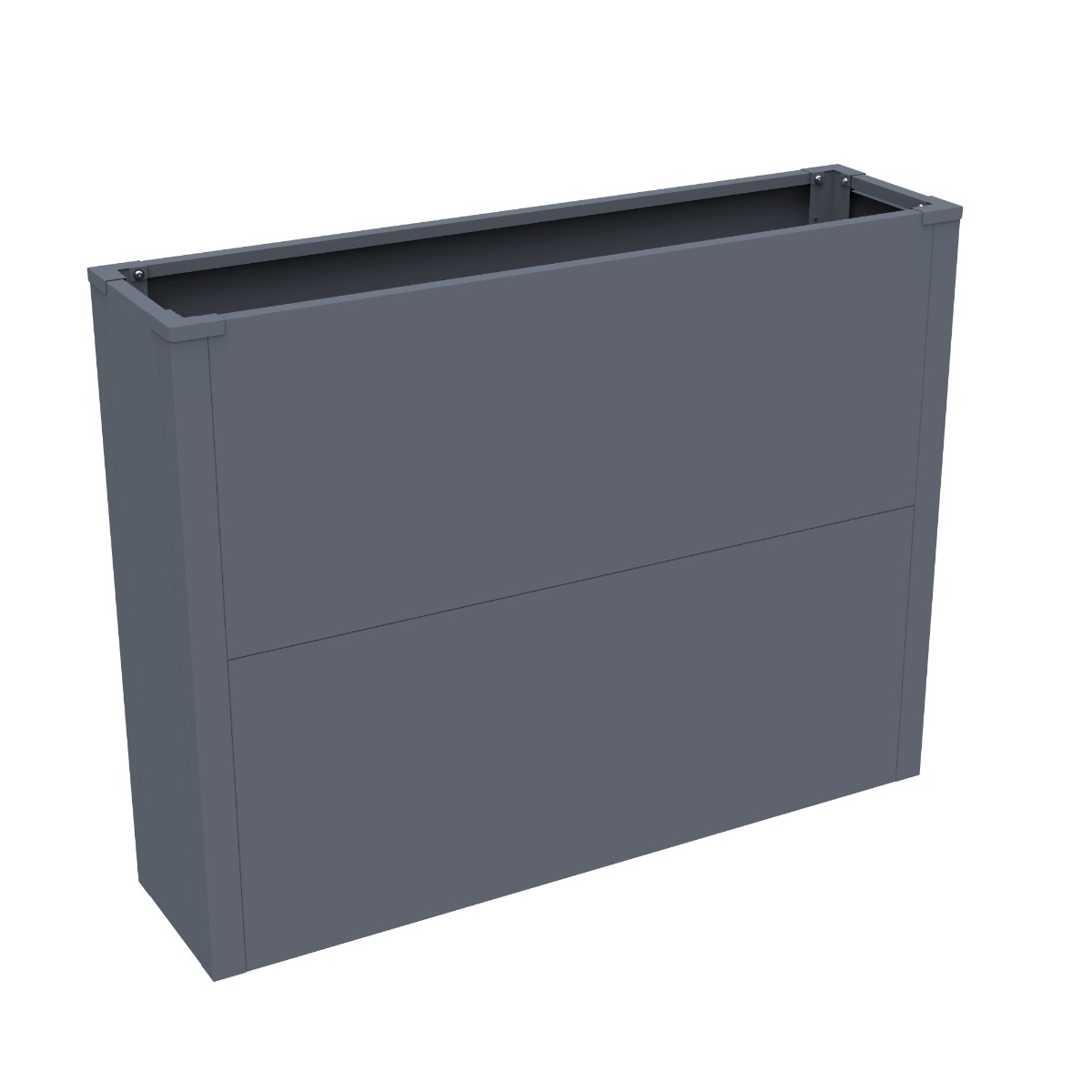Plantenbak staal 100x25x77 cm