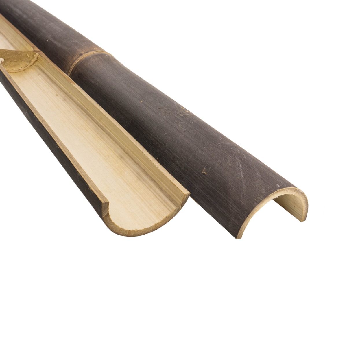 Java half ronde bamboepaal 7-10 200 cm