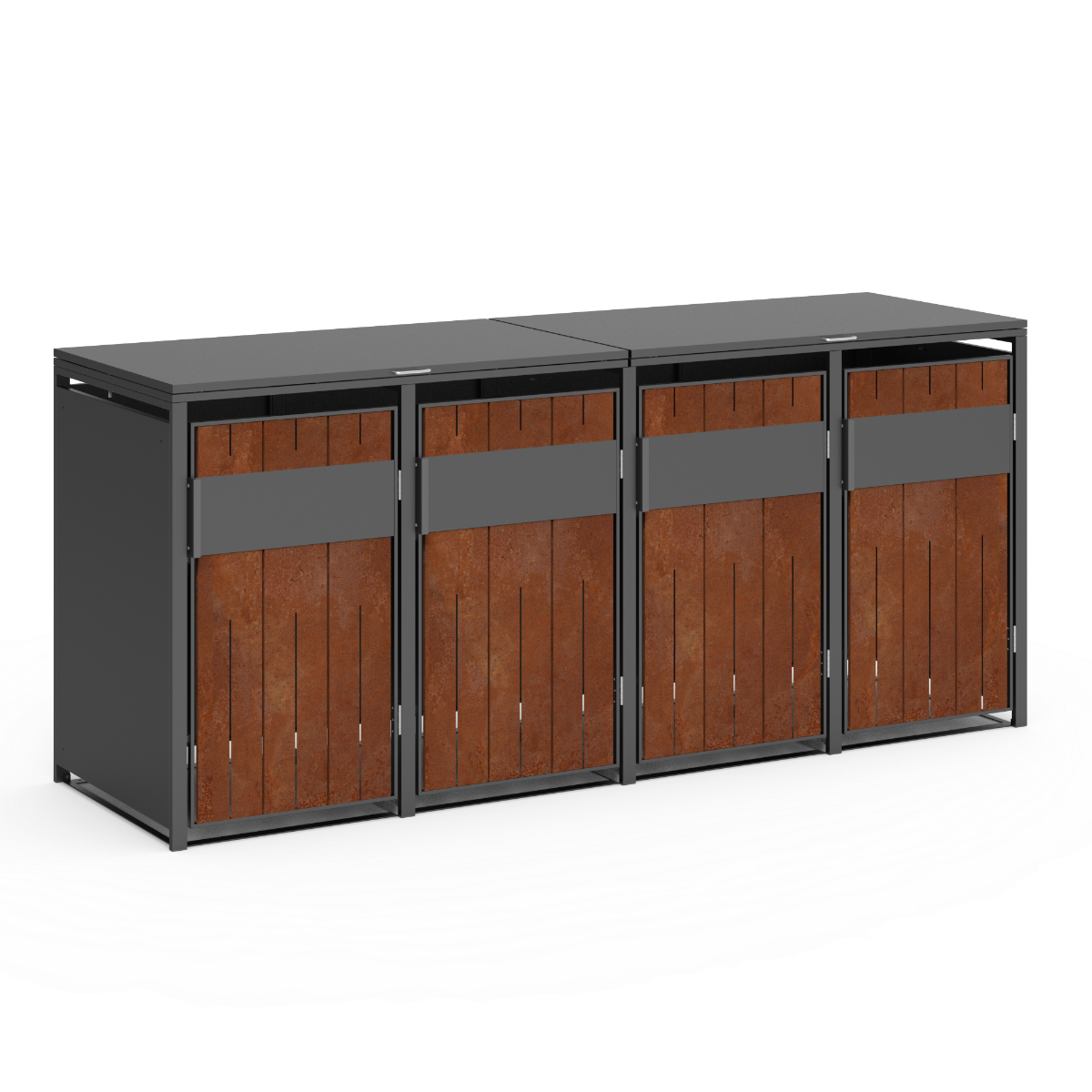 Container berging roest 4 containers