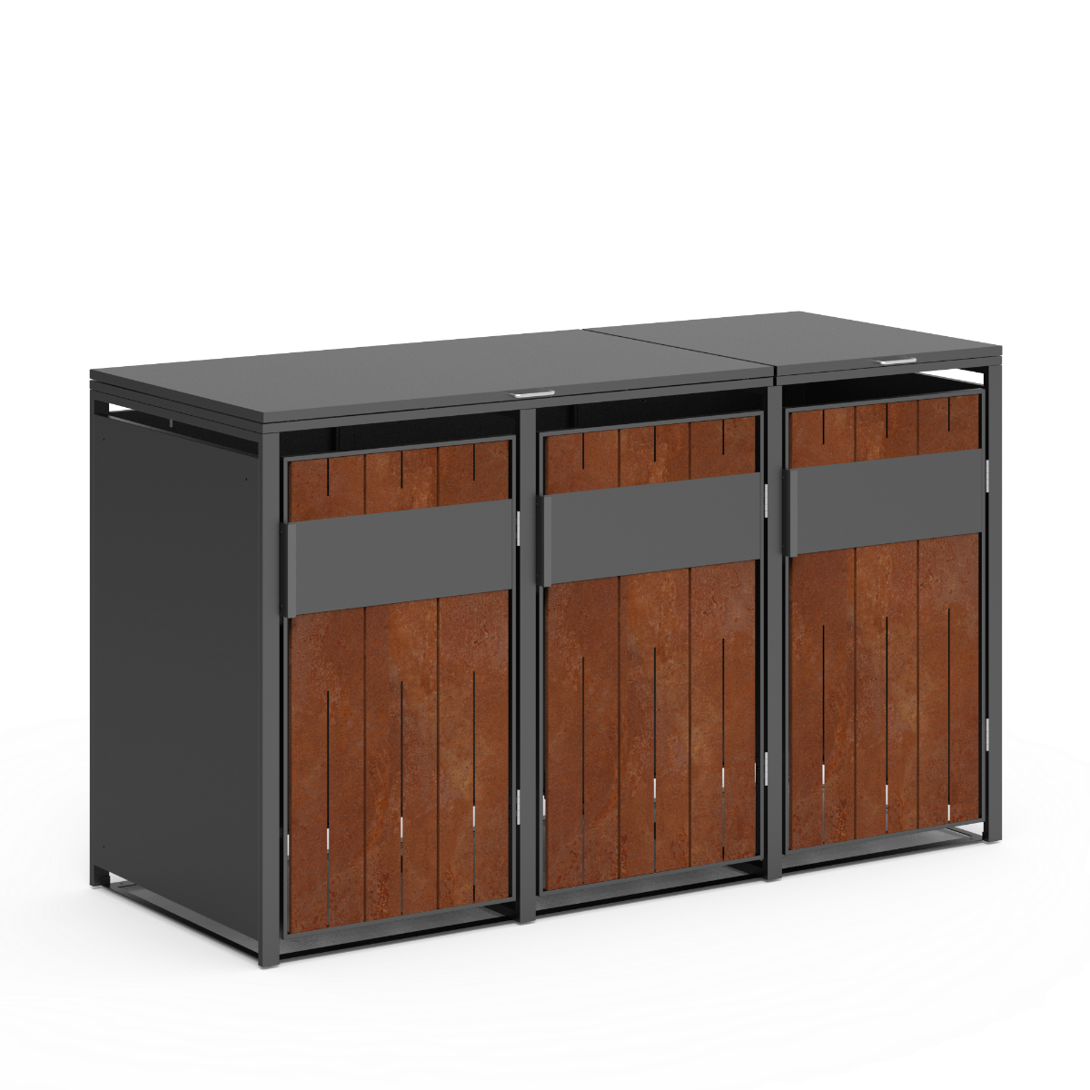 Container berging roest 3 containers